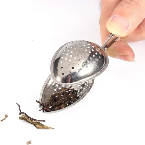 Vista 5 de Infusor de té mejorado, bola de té de malla de acero inoxidable, colador de té de bola con mango para té de hojas sueltas y especias de mulling