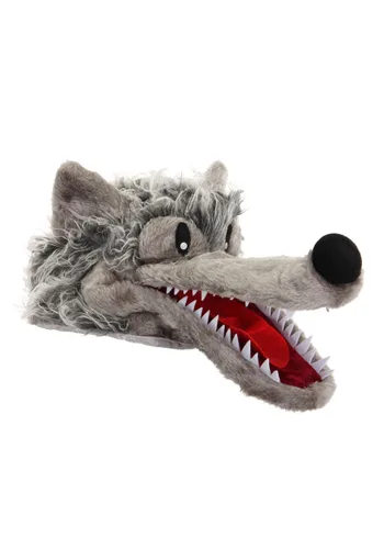 Vista 3 de Sombrero de Peluche Disfraz de Lobo Feroz Multicolor