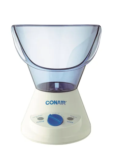 Vista 10 de Sistema de sauna facial con vapor hidratante True Glow de Conair, rosa/crema