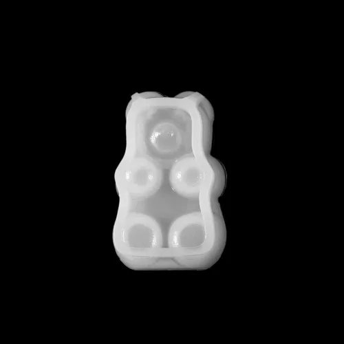 Vista 8 de Molde de silicona de caramelo de oso de gomita para tartas de chocolate, fondant, resina colgante, bandeja, llavero, colgantes, herramientas