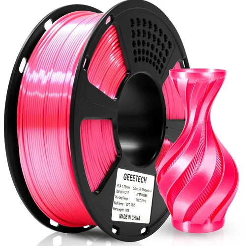 Vista 39 de GEEETECH Filamento PLA de color dorado sedoso de 0.069 libras, filamento de seda brillante para impresora 3D, carrete de 2.2 libras, precisión
