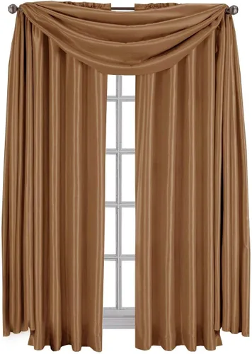 Vista 27 de Royal Hotel Bedding Soho - Cenefa con festón negro, patrón sólido de 35 x 30 pulgadas