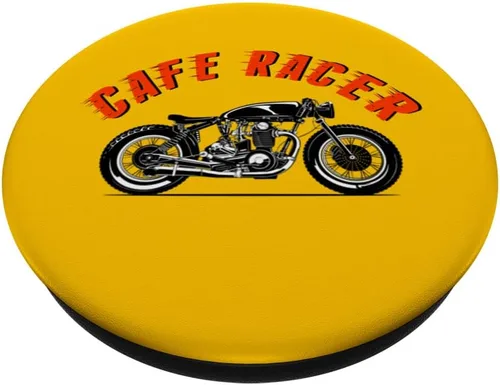 Vista 2 de Cafe Racer Biker Men Women Adult Teens Boys Girls Kids Youth PopSockets Swappable PopGrip