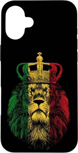 Vista 23 de Rasta Lion of Judah Rastafarian Reggae Ethiopian Lion Gift Case for iPhone 17