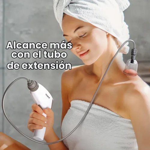 Vista 5 de Scienlodic Juego de ventosas de 12 piezas, juego de terapia de ventosas eléctricas con bomba, ventosas profesionales de ventosas al vacío, inicio
