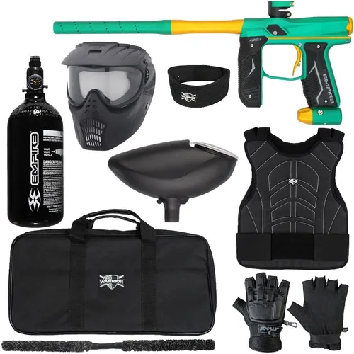 Vista 14 de Action Village Empire Axe 2.0 Level 1 Kit de pistola de paintball protector