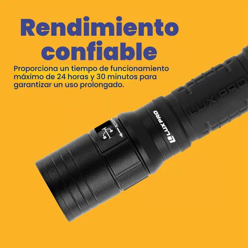 Vista 3 de LUXPRO XP980 Pro Series - Linterna LED Recargable de Utilidad - 760 Lúmenes - Linterna Brillante con Tiempo de Funcionamiento de 24,5 Horas y Mango