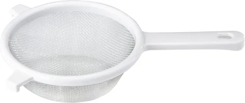 Vista 6 de Chef Craft Colador clásico de malla de acero inoxidable, 3 pulgadas, blanco