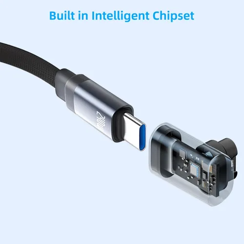Vista 5 de AreMe Adaptador de carga para reloj Garmin y cable corto magnético USB C