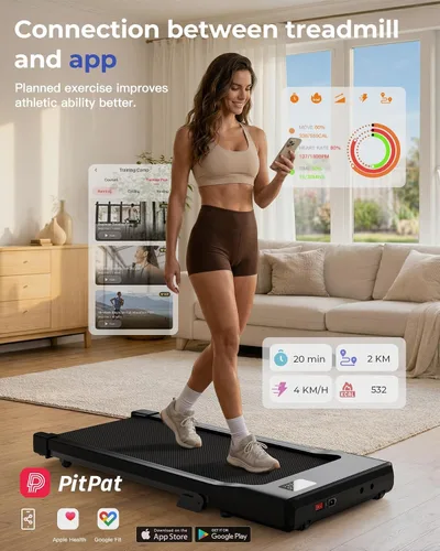 Vista 3 de MJWW Almohadilla para caminar con control inteligente de aplicación AI