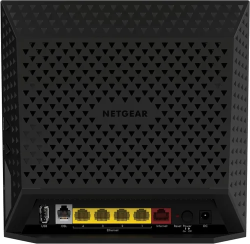 Vista 5 de Netgear N600 Dual Band WiFi ADSL (non-cable) Modem Router ADSL2 + Gigabit Ethernet (dgnd3700)