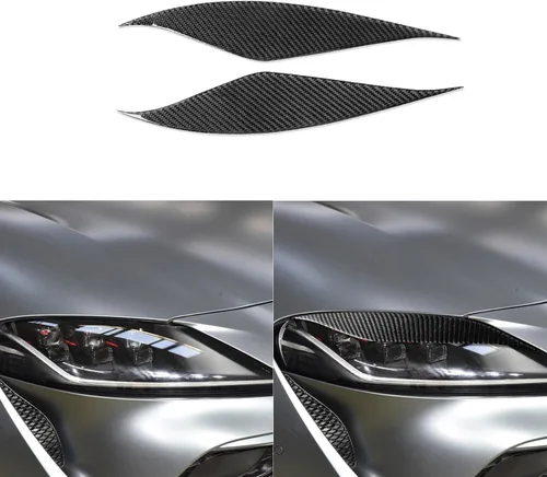 Vista 28 de Adhesivo de Fibra de Carbono Premium Real para Ventana de Coche, Pilar A, Panel Triangular, Anticolisión, Compatible con Toyota Supra GR A90 A91 MK5