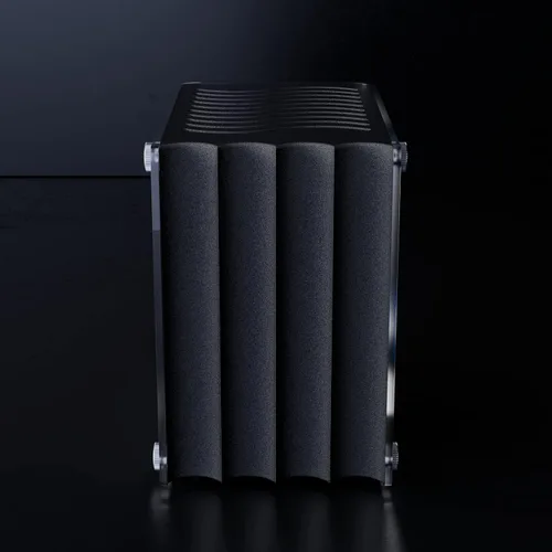 Vista 3 de Vilros Raspberry Pi Reveal - Una carcasa de escritorio compatible con Raspberry Pi estilo torre con refrigeración integrada