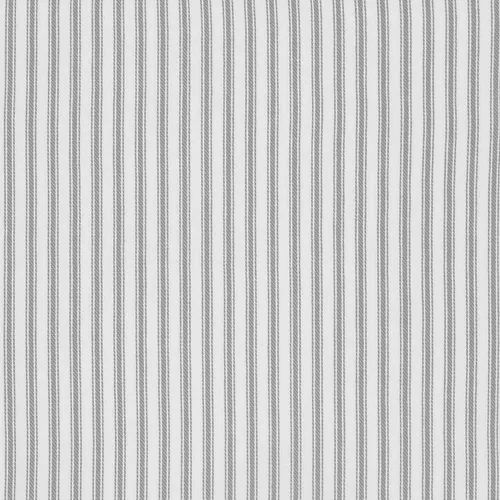 Vista 3 de Juego de 2 cortinas de algodón tejido a rayas grises y blancas de aleación, 28 pulgadas de ancho x 24 pulgadas de largo, color gris y blanco