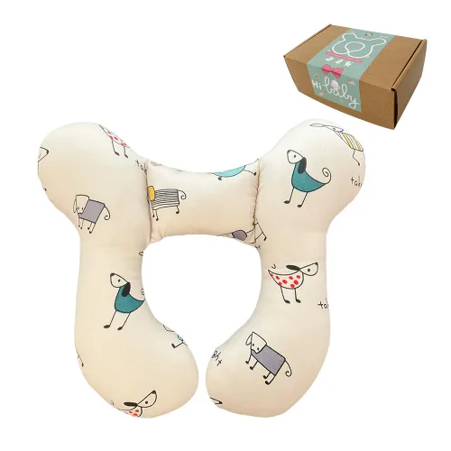 Vista 9 de Almohadas para el Cuello del Bebé, Cómoda Almohada de Soporte para Cabeza y Cuello del Bebé para Viaje, para Asiento de Coche, Cochecito, Carriola