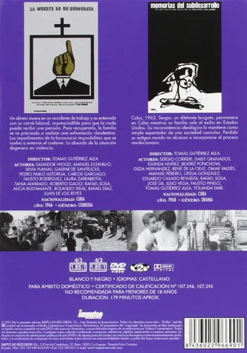 Vista 2 de Pack Cine Cubano La Muerte de un Burócrata y Memorias del Subdesarrollo