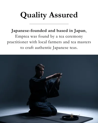 Vista 7 de Emptea Sencha Té verde japonés de hojas sueltas (orgánico) – Asamushi Primera cosecha, al vapor ligero, floral y aromático, auténtica mezcla de té