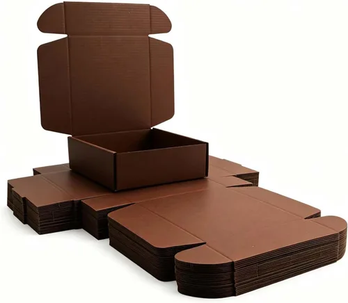Vista 33 de Cajas de embalaje de envío pequeñas negras KAXILU 20 piezas Cajas de envío L6xW6xH2 pulgadas Adecuadas para embalaje de comercio electrónico