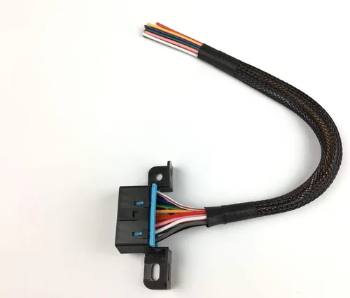 Vista 6 de 16PIN j1962F OBD2 Conector hembra a cable abierto OBDII, conector de cable de arnés fijo para puerto de tablero