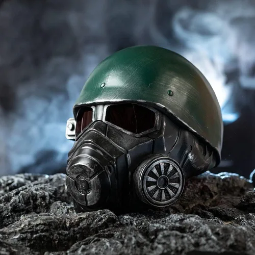 Vista 6 de xcoser Casco de Veteran Ranger de resina, máscara de caída para Halloween, cosplay, accesorio de disfraz