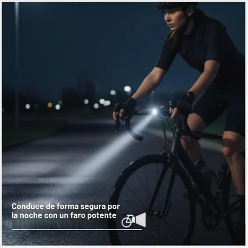 Vista 9 de Cámara de bicicleta 4K con seguimiento GPS, computadora de ciclismo y faro – Spedal S1 30FPS Action Cam con 6 ejes EIS, gran angular de 132°