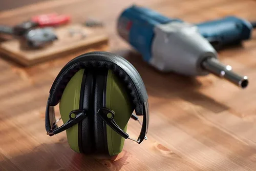 Vista 3 de Protección auditiva con diseño plegable pasivo de perfil bajo 26dB NRR y reduce hasta 125dB