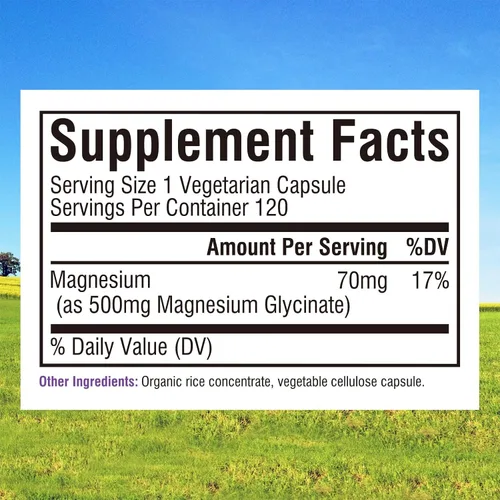 Vista 2 de Innate Vitality Paquete de glicinato de magnesio y vitamina B12, sin gluten y vegano, magnesio (120 cápsulas) y vitamina B12 1000 mcg