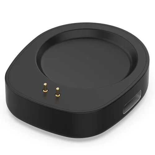 Vista 3 de Compatible con cargador Amazfit Active 3, estación de carga de repuesto tipo C Dock para Amazfit Active 3 Premium GPS Running Smart Watch (negro)