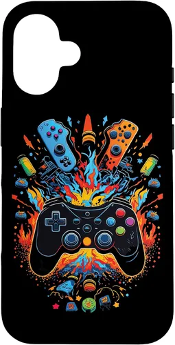 Vista 32 de Gamer Aesthetic Graphic Gaming Video Games Boys Teens Kids Case for iPhone 17