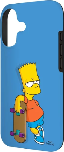 Vista 2 de The Simpsons Bart Simpson - Carcasa para iPhone 17, color azul cielo