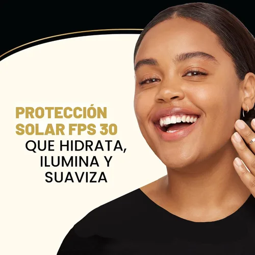 Vista 3 de Olay Loción hidratante facial SPF 30 efectos totales para piel seca, 7 beneficios incluyendo minimizar los poros, antienvejecimiento, 1.7 oz