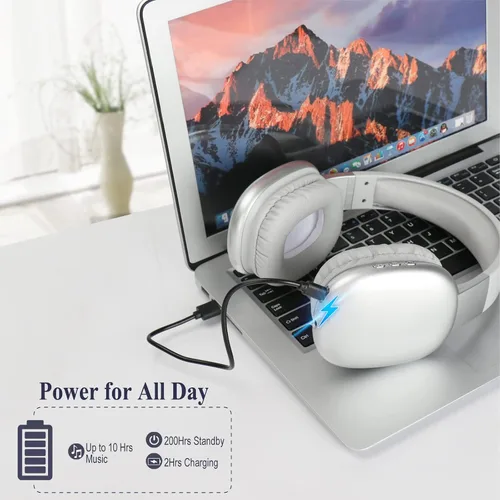 Vista 6 de Gaming Headphones Compatible with Meta Quest 2 Headset Increase VR Immersion - VR Headphones with Custom Length Cable, Optimized Gaming Audio