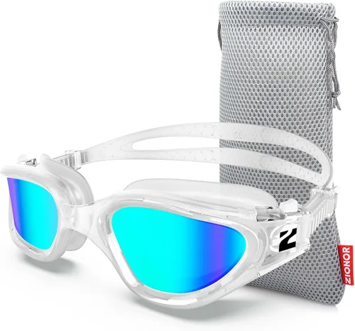 Vista 25 de ZIONOR Gafas de natación G1 SE antivaho para adultos, hombres y mujeres