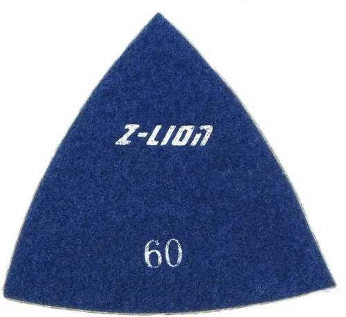 Vista 3 de Z-Lion Grano de lijado triangular galvanizado diamante 60 para herramientas oscilantes