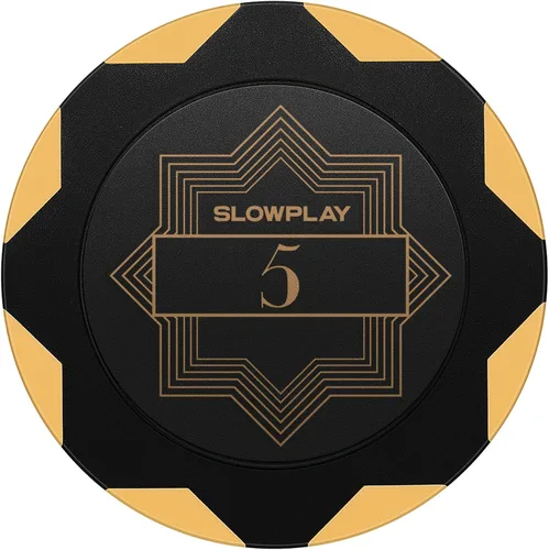 Vista 17 de SLOWPLAY Nash Clay - Fichas de póquer, 0.49 oz de compuesto de arcilla pesada, 1.575 in a granel, paquete de 50 con denominación de 10