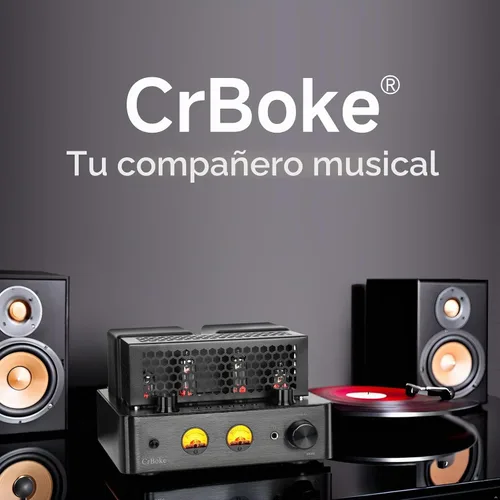 Vista 4 de Tube Amplifier, Stereo Vacuum Tube Class A/B Amplifier,Integrated Amplifier with Bluetooth 5.0,Subwoofer Output, Headphone Output, Record Player