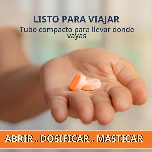 Vista 4 de TRUEplus Tabletas de glucosa, sabor naranja, 10 unidades, 6 tubos