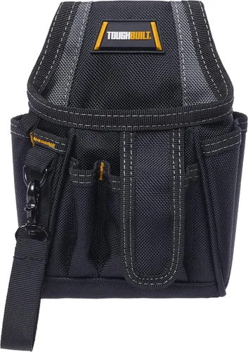 Vista 2 de ToughBuilt - Utility Pouch, Heavy-Duty Tool Pouch with Multiple Pockets, Secure Attachment & Storage for Jobsite Use