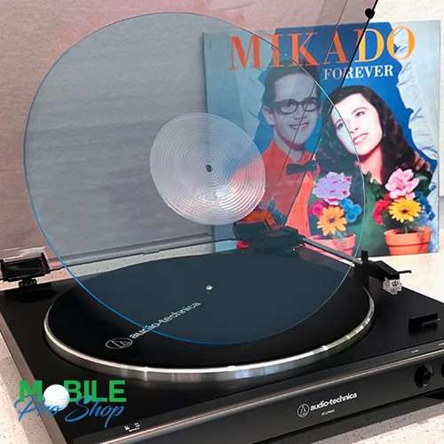 Vista 4 de Tapete acrílico para tocadiscos de vinilo para jugadores LP de 12 pulgadas, reduce el ruido y mejora la calidad del sonido y proporciona graves más
