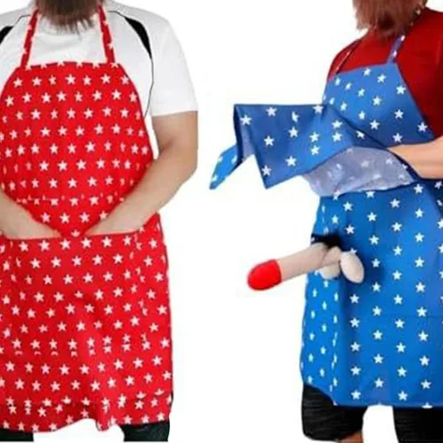Vista 12 de El último delantal de regalo de broma, divertido delantal con sorpresa oculta, perfecto para fiestas de adultos, diversión de cocina y bromas