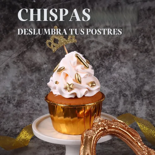 Vista 3 de Gránulos dorados de estrella para decoración de pasteles, 3.5 onzas, surtido de azúcar, galletas, perfecto para Navidad, boda, fiesta de Año Nuevo