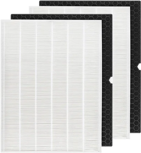 Vista 14 de 2 juegos 116130 HEPA filtro de repuesto H 116130 para Winix 5500-2 Plasmawave purificador de aire y modelos AM80 - Filtro HEPA y filtro de carbón