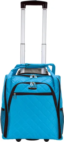 Vista 24 de Rockland Melrose - Maleta con ruedas, de porte vertical, para caber debajo del asiento, Rojo), BF31-RED