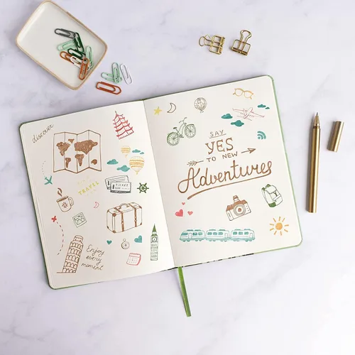 Vista 2 de Rileys Árbol de la Vida, 8" x 6", Diario en Blanco 240 Páginas, Papel Marfil, Cuaderno en Blanco para Hombres y Mujeres, Diario sin Líneas, Cuaderno