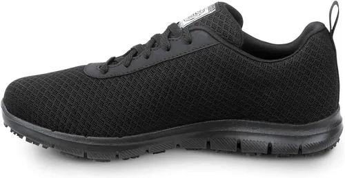 Vista 4 de Skechers Ava MaxTrax - Puntera suave para mujer, antideslizante, baja atlética, Negro
