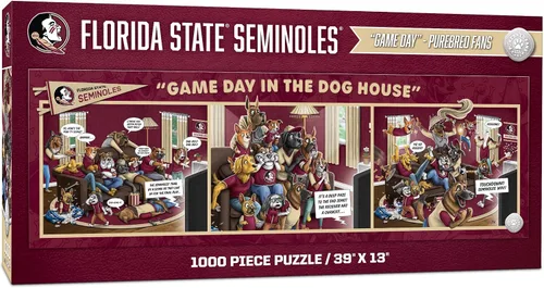 Vista 27 de YouTheFan NCAA Game Day in The Dog House - Rompecabezas de 1000 piezas