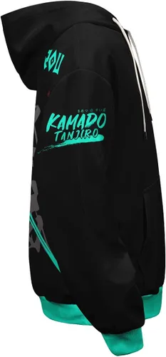 Vista 3 de TIMMOR MAGIC Sudadera con capucha de anime Slayer para hombre y mujer, sudadera con capucha impresa en 3D.