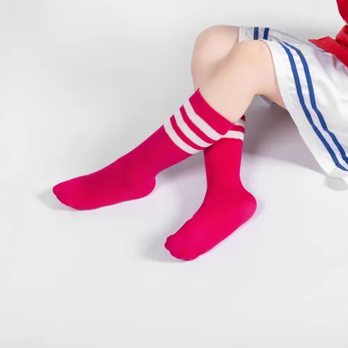 Vista 4 de BONANGEL Kids Soccer Socks 6-8 Years Old, Boys Girls Knee High Athletic Sports Football Baseball Socks 8-10 10-12 Years