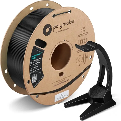Vista 29 de Polymaker Filamento PETG de 0.07 in, 2.2 lbs, marrón militar Marrón (Army Brown)