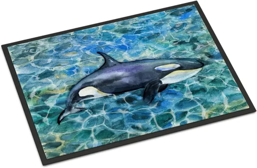 Vista 78 de Caroline's Treasures BB5366MAT - Tapete para puerta delantera de 18 x 27 pulgadas, para interiores y exteriores, antideslizante, lavable, de pelo
